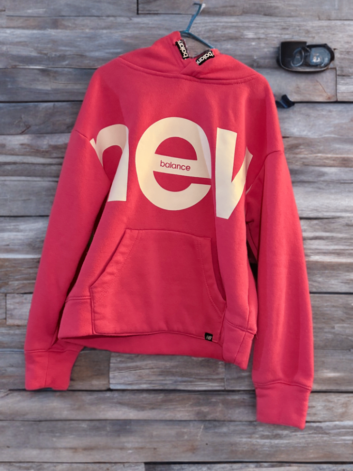 New Balance Girls Hoodie 7/8 Pink