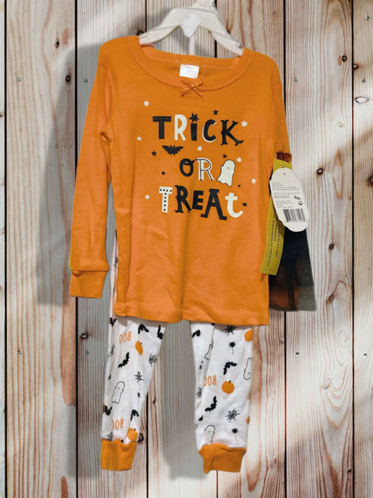 Unknown Pajamas 2T Orange and white