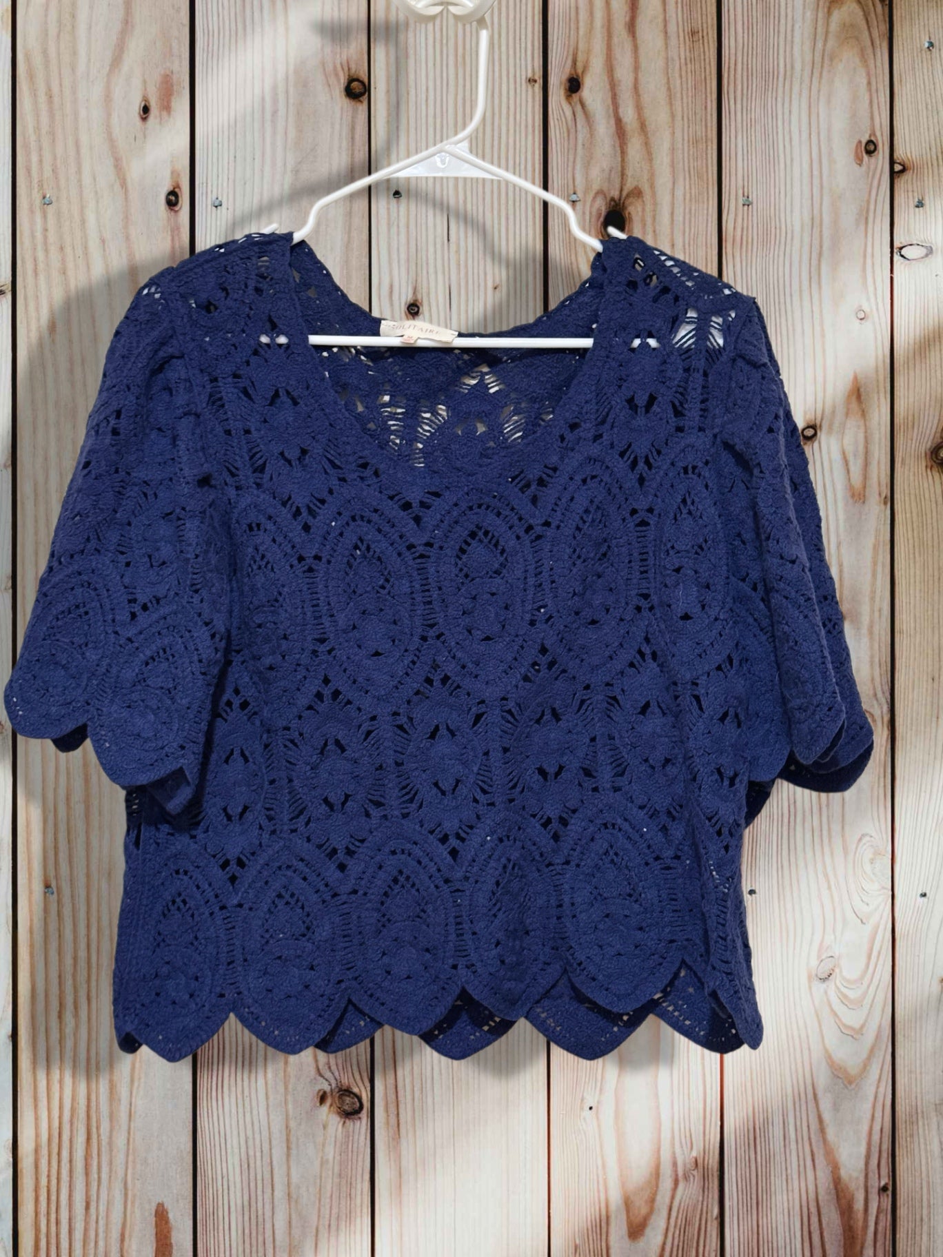 Unbranded Top Medium Navy blue