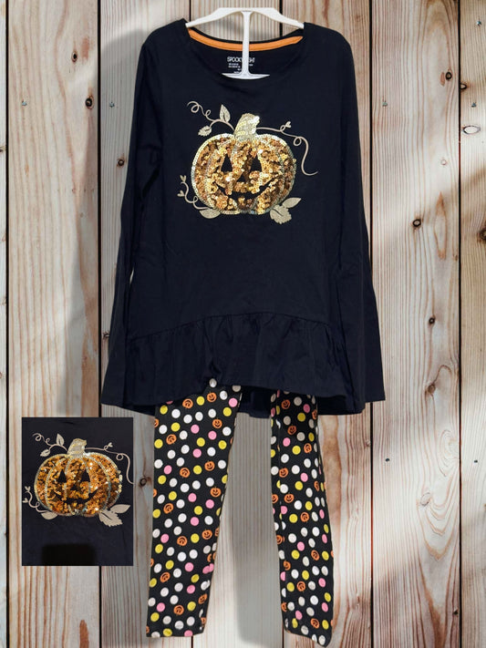 SPOOKYSH Set 10 kids Black, with multicolored polka dots