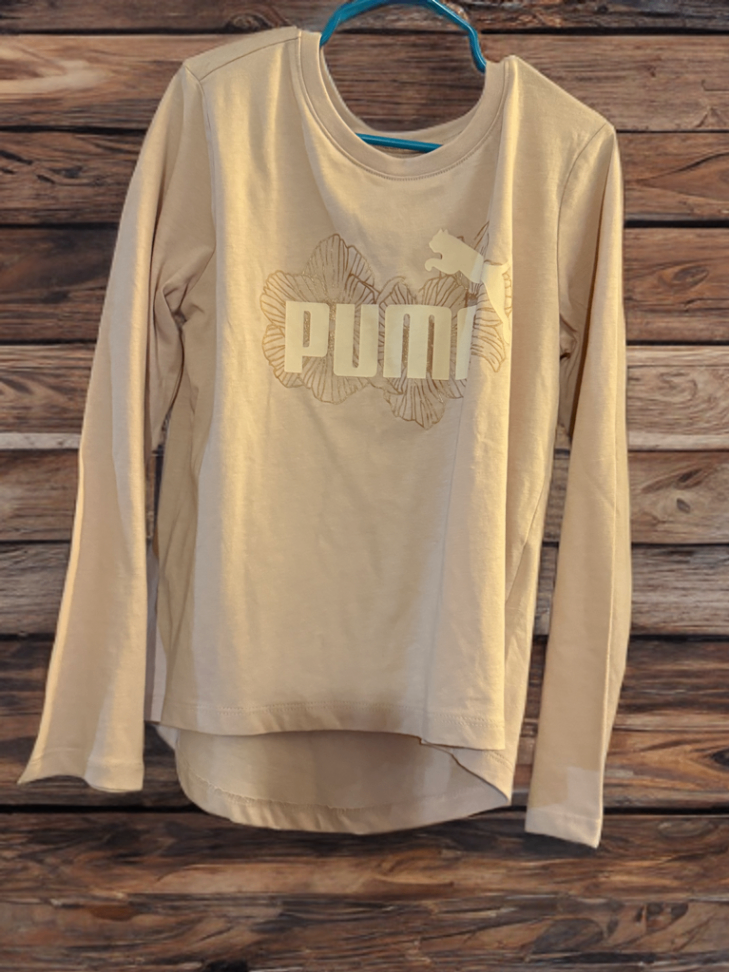 Puma Girls long sleeve shirt 7/8 Beige