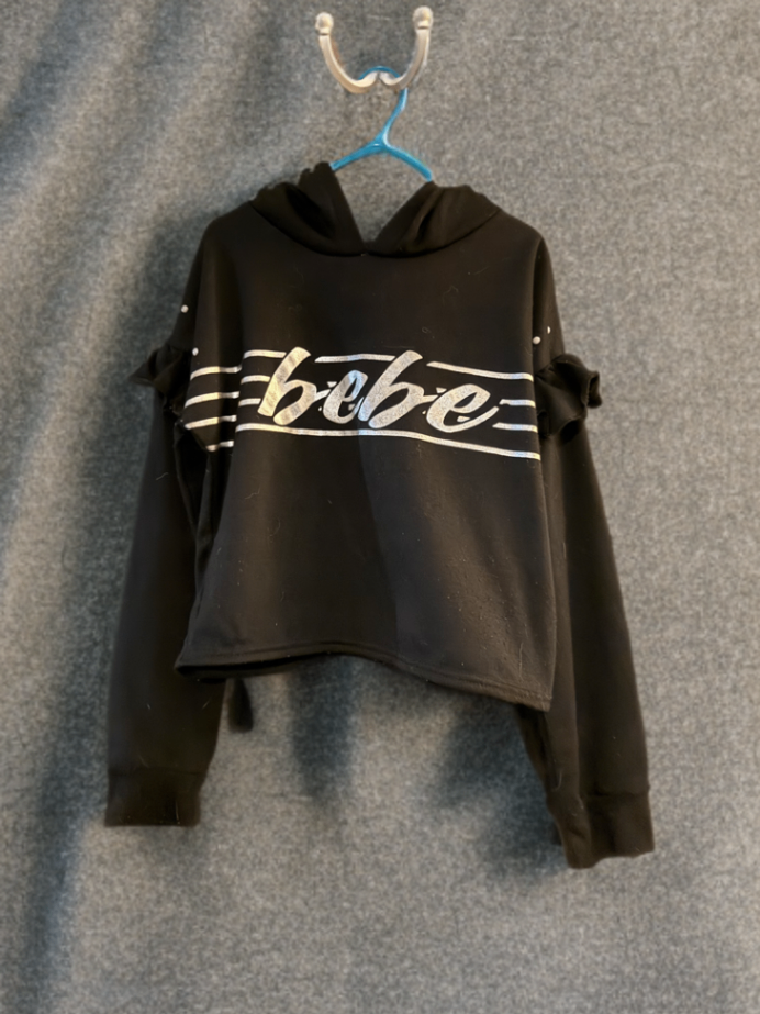 Kids Bebé Hoodie 7/8 Black